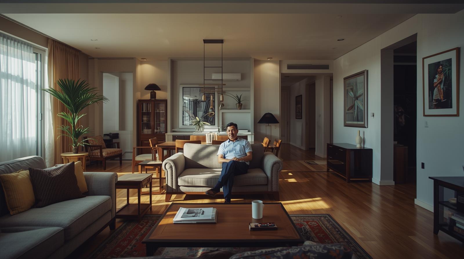 真正住進高雄美術館大坪數住宅後，生活節奏完全不同了